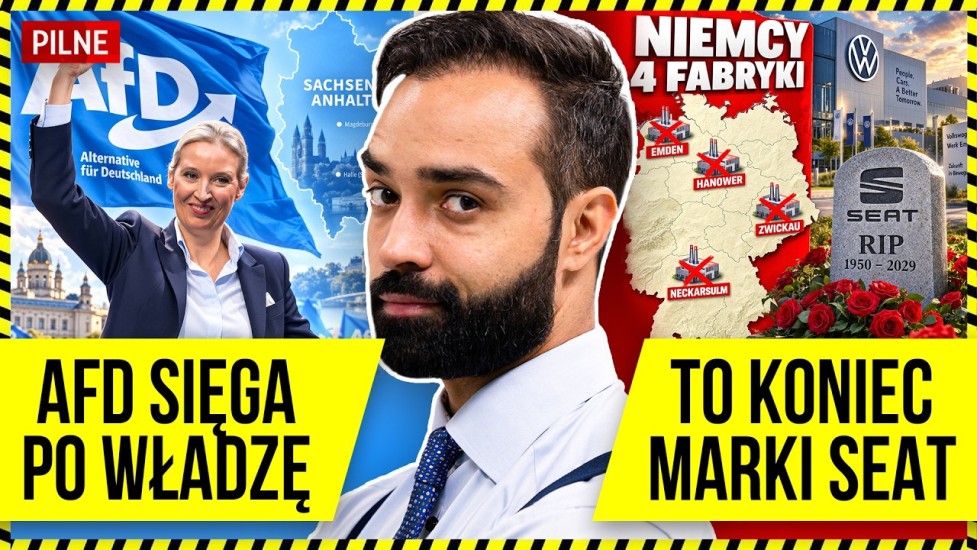  AFD WYGRYWA W NIEMCZECH, LEWICA TRACI HISZPANIĘ, VW ZAMYKA 4